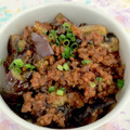おきもっちゃん's cooksnap of when they made なすと挽肉の甘辛あんかけ.