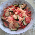 露天好き's cooksnap of when they made トマトときゅうりの卵炒め〜生姜風味〜.