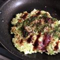 Sac’HiNa's cooksnap of when they made 簡単ふわふわ小麦粉で関西風お好み焼き.