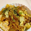 ゆっくん1129's cooksnap of when they made ピリ辛!(^^)!　XO醤焼きソバ.