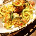 胃袋わっしょい's cooksnap of when they made おつまみにも♪ゴーヤと豚肉のかき揚げ.