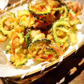 胃袋わっしょい's cooksnap of when they made おつまみにも♪ゴーヤと豚肉のかき揚げ.