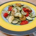 つるのレシピ's cooksnap of when they made 海老と大葉のジェノベーゼパスタ.