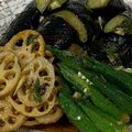 ティモ333's cooksnap of when they made ★夏バテ、解消★ナスとオクラの揚げ浸し.