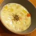 tsumusio's cooksnap of when they made ベーコンと野菜のミルクスープ（シチュー）.