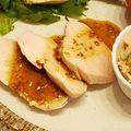tsumusio's cooksnap of when they made 蒸し鶏の粒マスタード＆ポン酢ソース～♪.