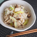 バカリャウ's cooksnap of when they made 黒胡椒の効いた鶏ねぎそうめん（うどん）.