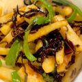 うめわか25's cooksnap of when they made 長芋とピーマンのシャキシャキ塩昆布炒め.