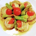 クックたまちゃん☆'s cooksnap of when they made アスパラ、えび、ほたてのバター醤油炒め.