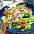 ♡ちょも♡'s cooksnap of when they made 豚しゃぶと豆腐のサラダ⁂手作りおろしダレ.