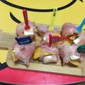 ゆみっち先生's cooksnap of when they made 簡単おつまみ☆生ハム柿.