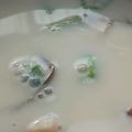 あゆたっくん's cooksnap of when they made 優しい味わい♪オクラの塩昆布ミルクスープ.