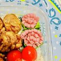 canelé032's cooksnap of when they made お弁当に簡単！可愛いおかず♡ピーマンお花.