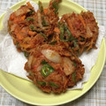 Etsu☆ko's cooksnap of when they made 失敗なし玉ねぎと桜えびのサクサクかき揚げ.