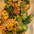 Karikari苺's cooksnap of when they made トマトとオクラの卵炒め.