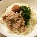 ベティ３'s cooksnap of when they made 【簡単】さっぱり！梅ツナぶっかけそうめん.