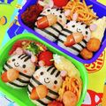 S＊mama♡'s cooksnap of when they made キャラ弁☆秋に俵おにぎりのリスくん♪.