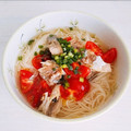 とむちっち's cooksnap of when they made さばトマ白だしそうめん.