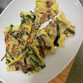 クックU7TLLS☆'s cooksnap of when they made ミンチをプラスで肉感ｕｐ! 豚ニラチヂミ.