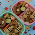 うに１１８'s cooksnap of when they made うずら卵で✿おさかなちゃん✿キャラ弁.