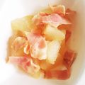 はるいろいちご's cooksnap of when they made これ冬瓜！？冬瓜とベーコンの洋風きんぴら.