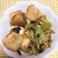 わたさな2016's cooksnap of when they made 小松菜とツナとはんぺんのにんにく醤油炒め.
