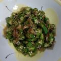 ちーゆづアーちゃん☆'s cooksnap of when they made 給食メニュー　オクラかつお節あえ.