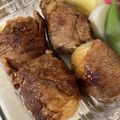 ☆ayumikan☆'s cooksnap of when they made お弁当に♪カレー風味の肉巻きおにぎり★.