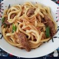 ☆hikonyan☆'s cooksnap of when they made 我が家のスタミナ☆ジンギスカンうどん.