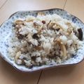きらり流れ星's cooksnap of when they made 新米、白だし、きのこの炊きこみごはん.