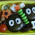 モシモシmama's cooksnap of when they made キャラ弁☆まっくろくろすけ.