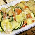 ぴんくぺっぱ's cooksnap of when they made 簡単♪夏野菜のカマンベールチーズ焼き.