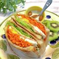 gomapon's cooksnap of when they made ボリュームたっぷり トーストサンドイッチ.