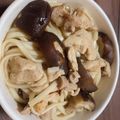KUUUUUUMIN's cooksnap of when they made 鶏ときのこの肉汁うどん.