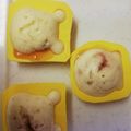 ★★メロンパン★★'s cooksnap of when they made ノンオイル♪簡単もちもちジャム蒸しパン.