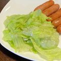 Ｒ３２ＧＴＲ's cooksnap of when they made ごま油香る♪レタスのねぎ塩あえサラダ.