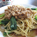 さなピヨママ's cooksnap of when they made 簡単！うまうま納豆とほうれん草のパスタ♪.