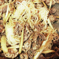 reracise's cooksnap of when they made 牛肉とごぼうの甘辛炒め.