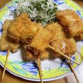 ナップ99's cooksnap of when they made 懐かしい 玉葱豚カツ串.