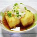 ＠迷子＠'s cooksnap of when they made 麺つゆで簡単♡揚げ出し豆腐♡.
