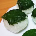 まんまんよっち❤'s cooksnap of when they made 青シソ 塩漬け おむすび 保存.