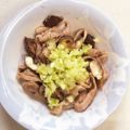 lazy8's cooksnap of when they made セロリ大量消費、豚肉のガーリック焼き.