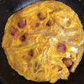 Tomotabi's cooksnap of when they made フライドポテトでリメイクオムレツ♪.