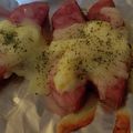 akely's cooksnap of when they made ◆5分で！ミートローフのチーズ乗せ焼き◆.