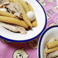 るみたんママ's cooksnap of when they made せせりとうずら卵とヤングコーン炒め.