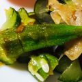 ちーずけぇき☆'s cooksnap of when they made 生姜きゅうり なます(酢の物).
