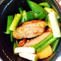 ゆかみちこ's cooksnap of when they made ＳＴＡＵＢで作る、豚とネギのロースト.