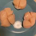 ピーナッツ子♪'s cooksnap of when they made 簡単！プリプリ！ホタテのお刺身.