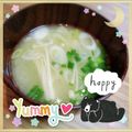 海理ママ's cooksnap of when they made えのきとネギの味噌汁.