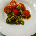 バウンド's cooksnap of when they made プチトマトとオクラの胡麻和え♪.